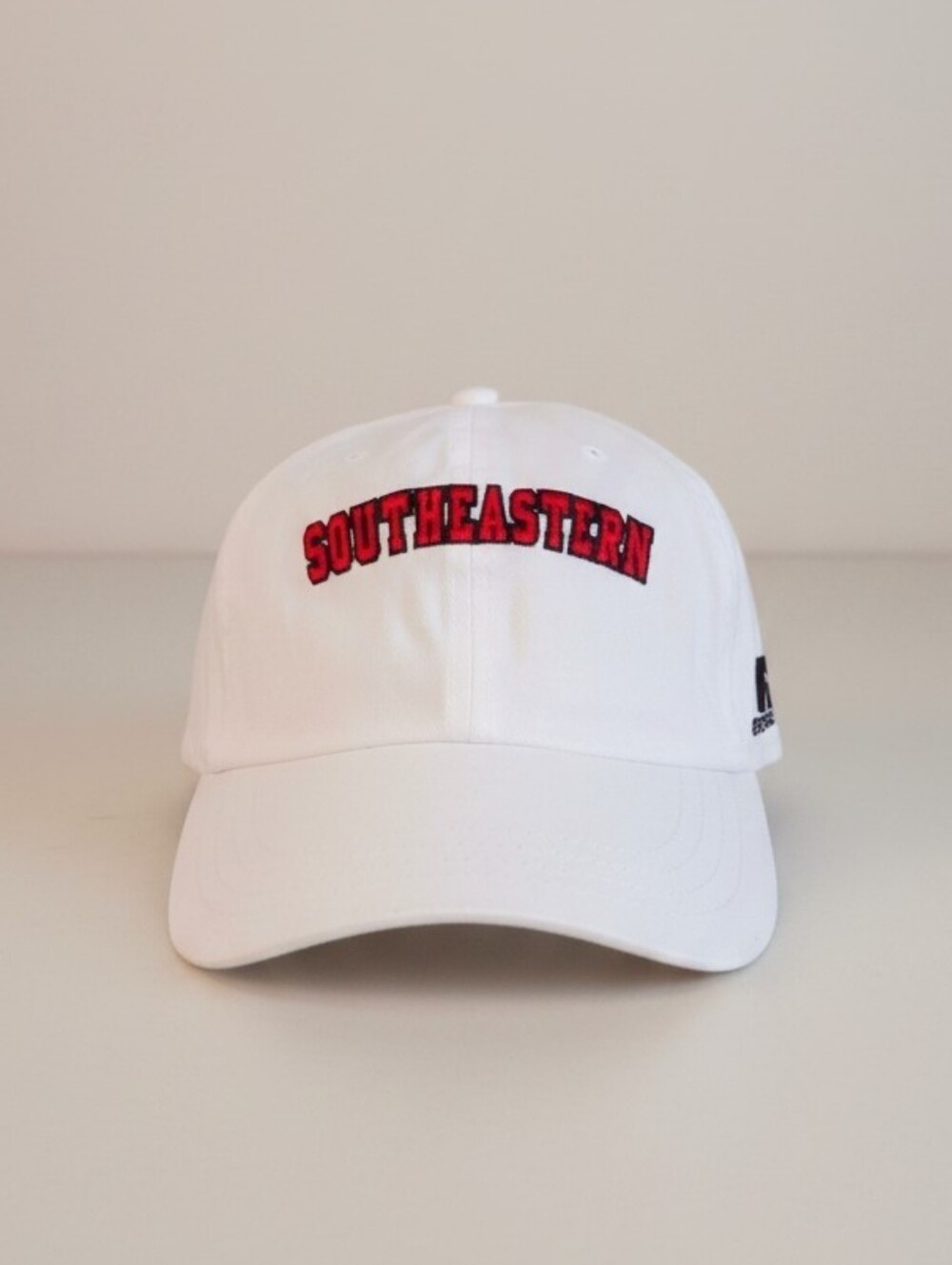 Russell Athletic White Southeastern Baseball Women's Cap Hat One Size NWOT